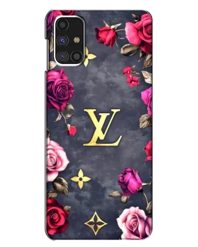 Чехол для Samsung Galaxy M31s с картинкой «Цветочный Louis Vuitton»