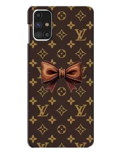 Чехол для Samsung Galaxy M31s с картинкой «LV с бантом»