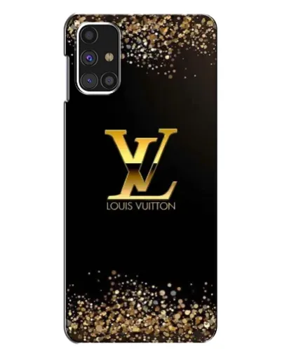 Чехол для Samsung Galaxy M31s с картинкой «LV — золотые искры»