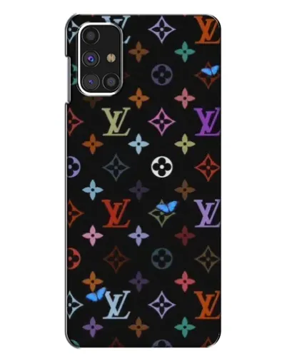 Чехол для Samsung Galaxy M31s с картинкой «Цветная монограмма LV»
