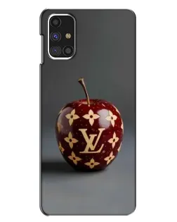 Чехол для Samsung Galaxy M31s с картинкой «Красное яблоко LV»