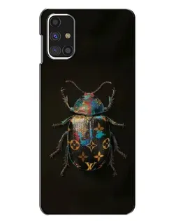 Чехол для Samsung Galaxy M31s с картинкой «LV — мраморный принт»