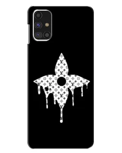 Чехол для Samsung Galaxy M31s с картинкой «Цветочная монограмма»