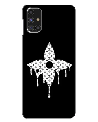 Чехол для Samsung Galaxy M31s с картинкой «Цветочная монограмма»