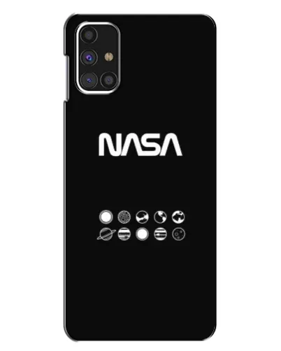 Чехол для Samsung Galaxy M31s с картинкой «NASA — технический принт»