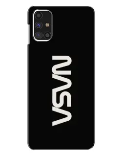 Чехол для Samsung Galaxy M31s с картинкой «NASA — вертикальный логотип» Чехол для Samsung Galaxy M31s с картинкой «NASA — вертикальный логотип»