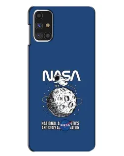 Чехол для Samsung Galaxy M31s с картинкой «NASA — лунная миссия» Чехол для Samsung Galaxy M31s с картинкой «NASA — лунная миссия»