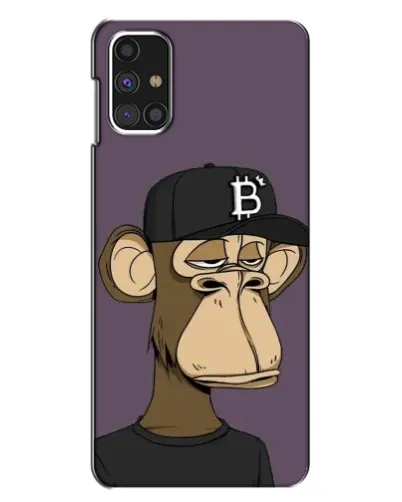 Чехол для Samsung Galaxy M31s с картинкой «Bored Ape в кепке»