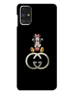 Чехол для Samsung Galaxy M31s с картинкой «Минни Маус на лого» Чехол для Samsung Galaxy M31s с картинкой «Минни Маус на лого»