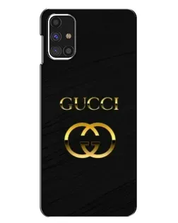 Чехол для Samsung Galaxy M31s с картинкой «Золотой логотип Gucci» Чехол для Samsung Galaxy M31s с картинкой «Золотой логотип Gucci»
