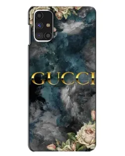 Чехол для Samsung Galaxy M31s с картинкой «Абстрактные цветы Gucci» Чехол для Samsung Galaxy M31s с картинкой «Абстрактные цветы Gucci»