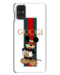 Чехол для Samsung Galaxy M31s с картинкой «Микки Маус Gucci — полосы» Чехол для Samsung Galaxy M31s с картинкой «Микки Маус Gucci — полосы»