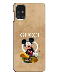 Чехол для Samsung Galaxy M31s с картинкой «Микки Маус Gucci — крафт» Чехол для Samsung Galaxy M31s с картинкой «Микки Маус Gucci — крафт»