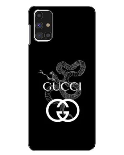Чехол для Samsung Galaxy M31s с картинкой «Gucci — серебряная змея» Чехол для Samsung Galaxy M31s с картинкой «Gucci — серебряная змея»