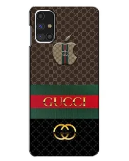 Чехол для Samsung Galaxy M31s с картинкой «Gucci — брендированный десерт» Чехол для Samsung Galaxy M31s с картинкой «Gucci — брендированный десерт»