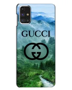 Чехол для Samsung Galaxy M31s с картинкой «Gucci — горный пейзаж» Чехол для Samsung Galaxy M31s с картинкой «Gucci — горный пейзаж»
