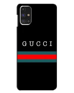 Чехол для Samsung Galaxy M31s с картинкой «Gucci — красный пояс» Чехол для Samsung Galaxy M31s с картинкой «Gucci — красный пояс»