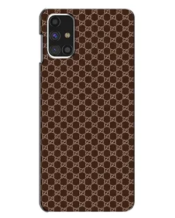 Чехол для Samsung Galaxy M31s с картинкой «Gucci — шоколадная сетка» Чехол для Samsung Galaxy M31s с картинкой «Gucci — шоколадная сетка»