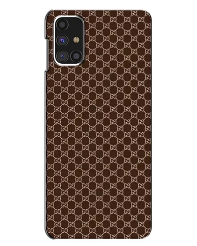 Чехол для Samsung Galaxy M31s с картинкой «Gucci — шоколадная сетка» Чехол для Samsung Galaxy M31s с картинкой «Gucci — шоколадная сетка»