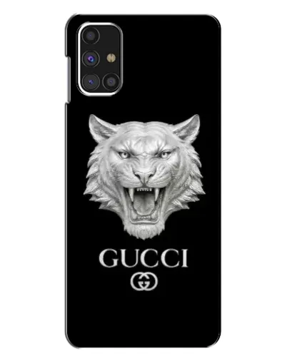Чехол для Samsung Galaxy M31s с картинкой «Gucci — серебряный лев» Чехол для Samsung Galaxy M31s с картинкой «Gucci — серебряный лев»
