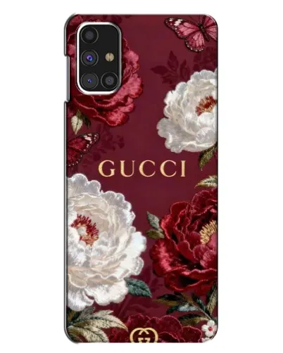 Чехол для Samsung Galaxy M31s с картинкой «Gucci — бордовые розы» Чехол для Samsung Galaxy M31s с картинкой «Gucci — бордовые розы»