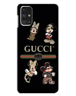 Чехол для Samsung Galaxy M31s с картинкой «Gucci — герои Disney и монограмма» Чехол для Samsung Galaxy M31s с картинкой «Gucci — герои Disney и монограмма»