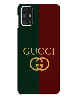 Чехол для Samsung Galaxy M31s с картинкой «Gucci — темно-зеленый градиент» Чехол для Samsung Galaxy M31s с картинкой «Gucci — темно-зеленый градиент»