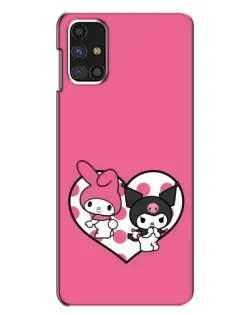Чехол для Samsung Galaxy M31s с картинкой «Kuromi и My Melody»