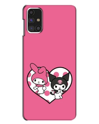 Чехол для Samsung Galaxy M31s с картинкой «Kuromi и My Melody»