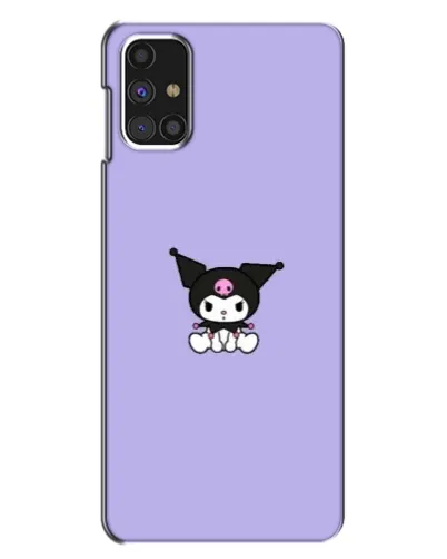 Чехол для Samsung Galaxy M31s с картинкой «Kuromi — фиолетовый минимализм»
