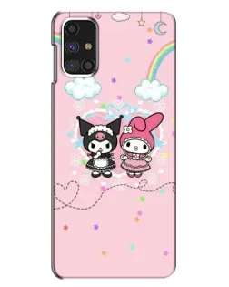 Чехол для Samsung Galaxy M31s с картинкой «My Melody и Kuromi»