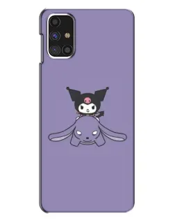 Чехол для Samsung Galaxy M31s с картинкой «Kuromi на лиловом фоне»