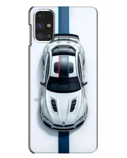 Чехол для Samsung Galaxy M31s с картинкой «Вид сверху — BMW M»