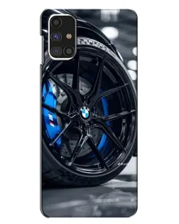 Чехол для Samsung Galaxy M31s с картинкой «Колесо BMW вблизи» Чехол для Samsung Galaxy M31s с картинкой «Колесо BMW вблизи»