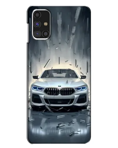 Чехол для Samsung Galaxy M31s с картинкой «BMW в свете фар» Чехол для Samsung Galaxy M31s с картинкой «BMW в свете фар»