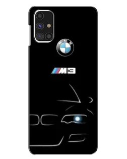 Чехол для Samsung Galaxy M31s с картинкой «Минималистичный принт BMW M3» Чехол для Samsung Galaxy M31s с картинкой «Минималистичный принт BMW M3»