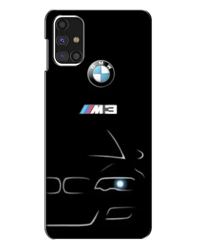 Чехол для Samsung Galaxy M31s с картинкой «Минималистичный принт BMW M3» Чехол для Samsung Galaxy M31s с картинкой «Минималистичный принт BMW M3»