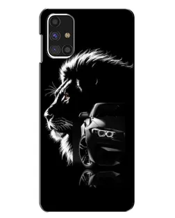 Чехол для Samsung Galaxy M31s с картинкой «BMW и лев» Чехол для Samsung Galaxy M31s с картинкой «BMW и лев»