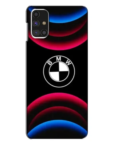 Чехол для Samsung Galaxy M31s с картинкой «Логотип BMW и неоновые дуги» Чехол для Samsung Galaxy M31s с картинкой «Логотип BMW и неоновые дуги»