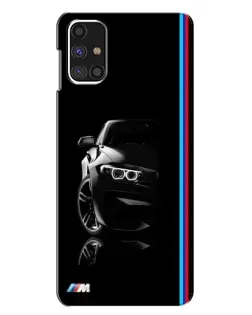 Чехол для Samsung Galaxy M31s с картинкой «Силуэт BMW в темноте» Чехол для Samsung Galaxy M31s с картинкой «Силуэт BMW в темноте»