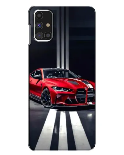 Чехол для Samsung Galaxy M31s с картинкой «Красная BMW на дороге» Чехол для Samsung Galaxy M31s с картинкой «Красная BMW на дороге»