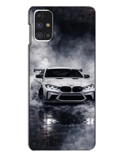 Чехол для Samsung Galaxy M31s с картинкой «BMW сквозь туман» Чехол для Samsung Galaxy M31s с картинкой «BMW сквозь туман»