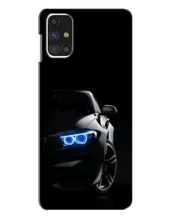 Чехол для Samsung Galaxy M31s с картинкой «BMW — ночной взгляд» Чехол для Samsung Galaxy M31s с картинкой «BMW — ночной взгляд»