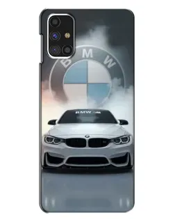 Чехол для Samsung Galaxy M31s с картинкой «BMW в белом дыму» Чехол для Samsung Galaxy M31s с картинкой «BMW в белом дыму»