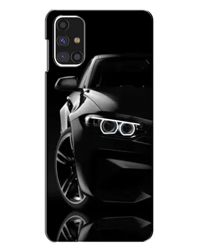 Чехол для Samsung Galaxy M31s с картинкой «Черная BMW — профиль» Чехол для Samsung Galaxy M31s с картинкой «Черная BMW — профиль»