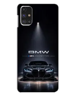 Чехол для Samsung Galaxy M31s с картинкой «BMW сквозь ночной город» Чехол для Samsung Galaxy M31s с картинкой «BMW сквозь ночной город»