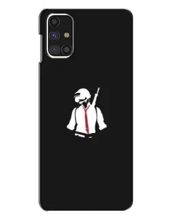 Чехол для Samsung Galaxy M31s с картинкой «PUBG — силуэт воина» Чехол для Samsung Galaxy M31s с картинкой «PUBG — силуэт воина»