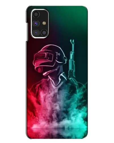 Чехол для Samsung Galaxy M31s с картинкой «PUBG — огненный воин» Чехол для Samsung Galaxy M31s с картинкой «PUBG — огненный воин»