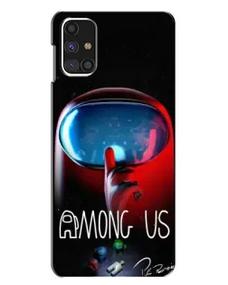 Чехол для Samsung Galaxy M31s с картинкой «Красный импостер — макро» Чехол для Samsung Galaxy M31s с картинкой «Красный импостер — макро»