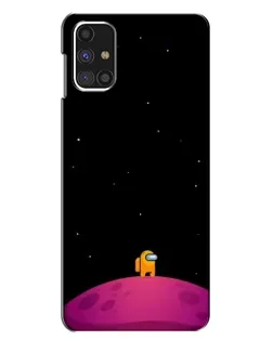 Чехол для Samsung Galaxy M31s с картинкой «Одинокий герой на планете» Чехол для Samsung Galaxy M31s с картинкой «Одинокий герой на планете»